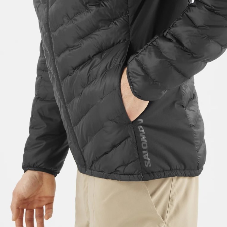 Black Salomon Outline Primaloft Men's Insulated Jackets | IE KF4821